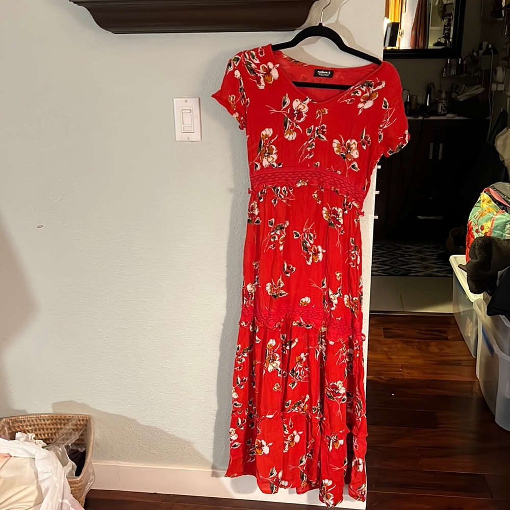 Beautiful date night red dress